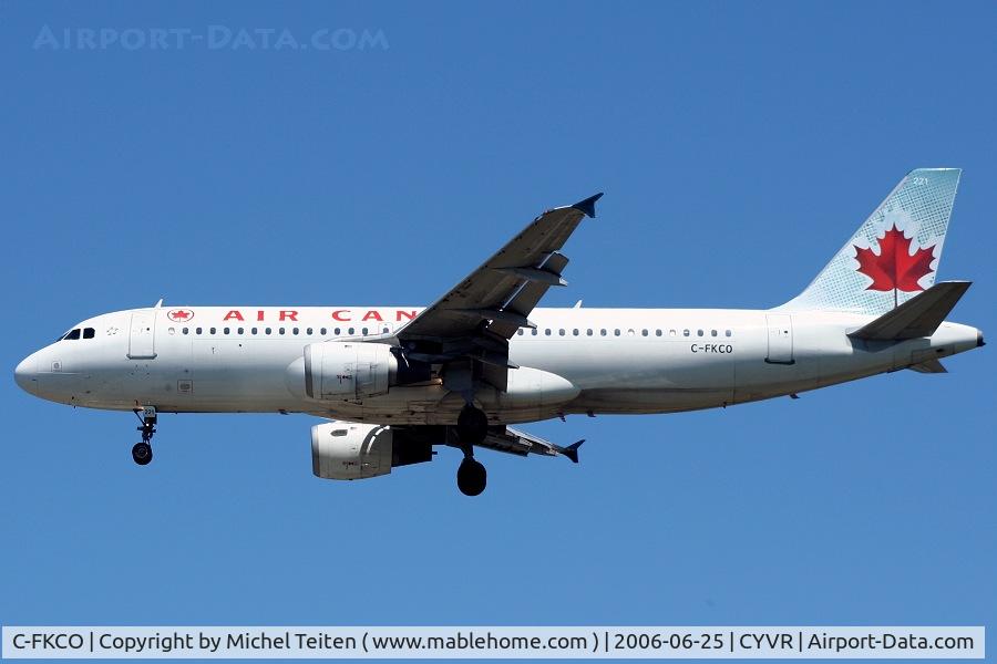 C-FKCO, 1991 Airbus A320-211 C/N 277, Air Canada