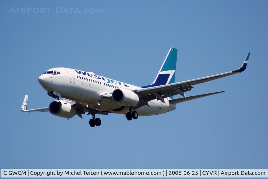 C-GWCM, 2003 Boeing 737-7CT C/N 32756, Westjet