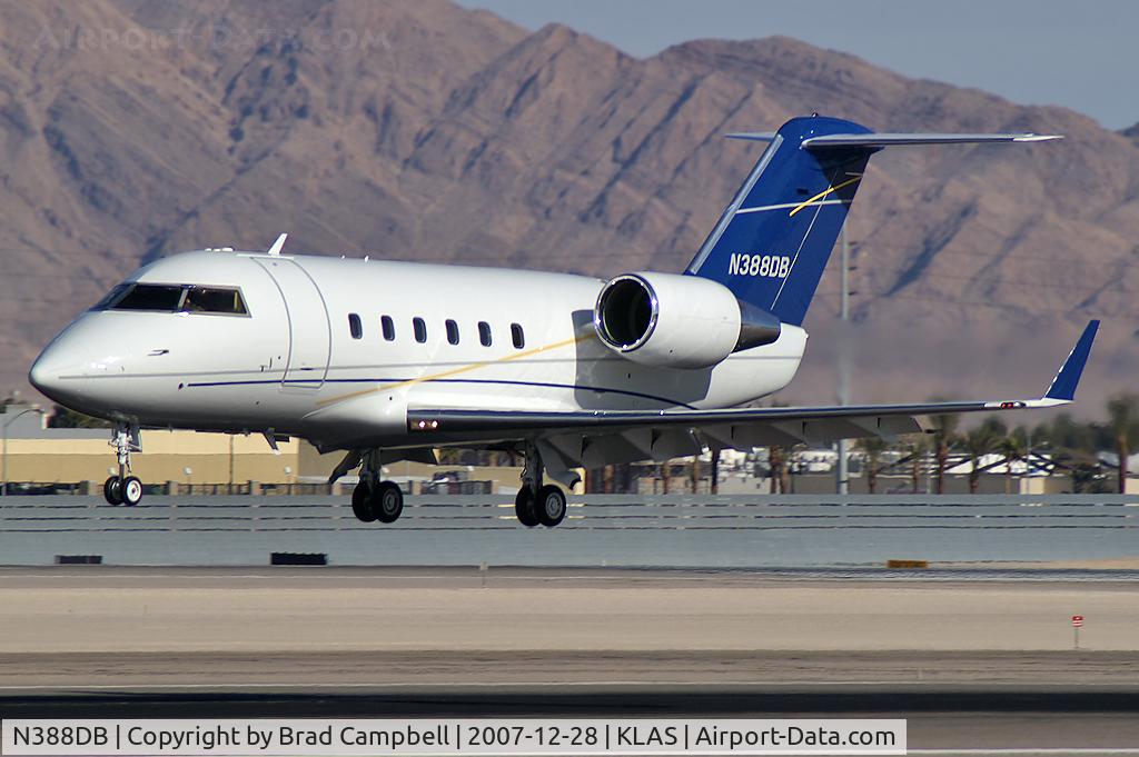 N388DB, 1983 Canadair Challenger 601 (CL-600-2A12) C/N 3016, Barnes Aviation - Dallas, Texas / 1983 Canadair CL-600-2A12 Challenger 601