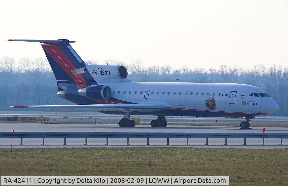 RA-42411, 1992 Yakovlev Yak-42D C/N 4520421219043, RUSJET Yakovlev Yak 42