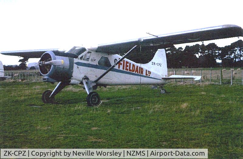 ZK-CPZ, 1952 De Havilland Canada DHC-2 Beaver Mk.1 C/N 461, At Masterton 1966