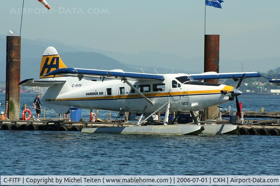 C-FITF, 1955 De Havilland Canada DHC-3T Vazar Turbine Otter C/N 89, Harbour Air aircraft at Coal Harbour