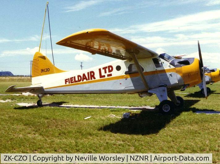 ZK-CZO, 1963 De Havilland Canada DHC-2 Beaver Mk.I C/N 1533, At Napier 1969