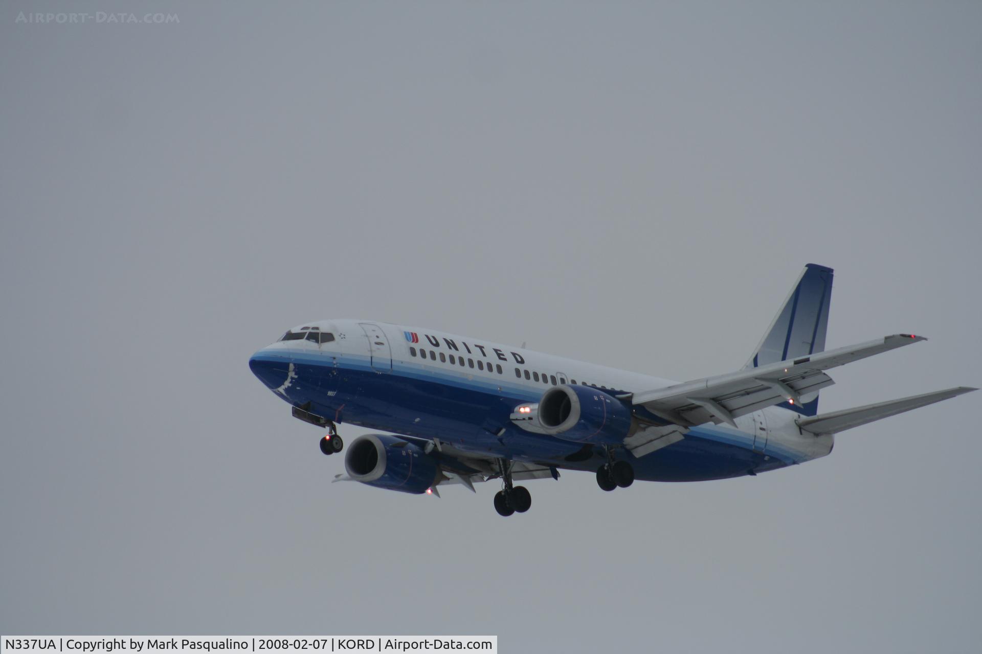 N337UA, 1988 Boeing 737-322 C/N 24241, Boeing 737-300