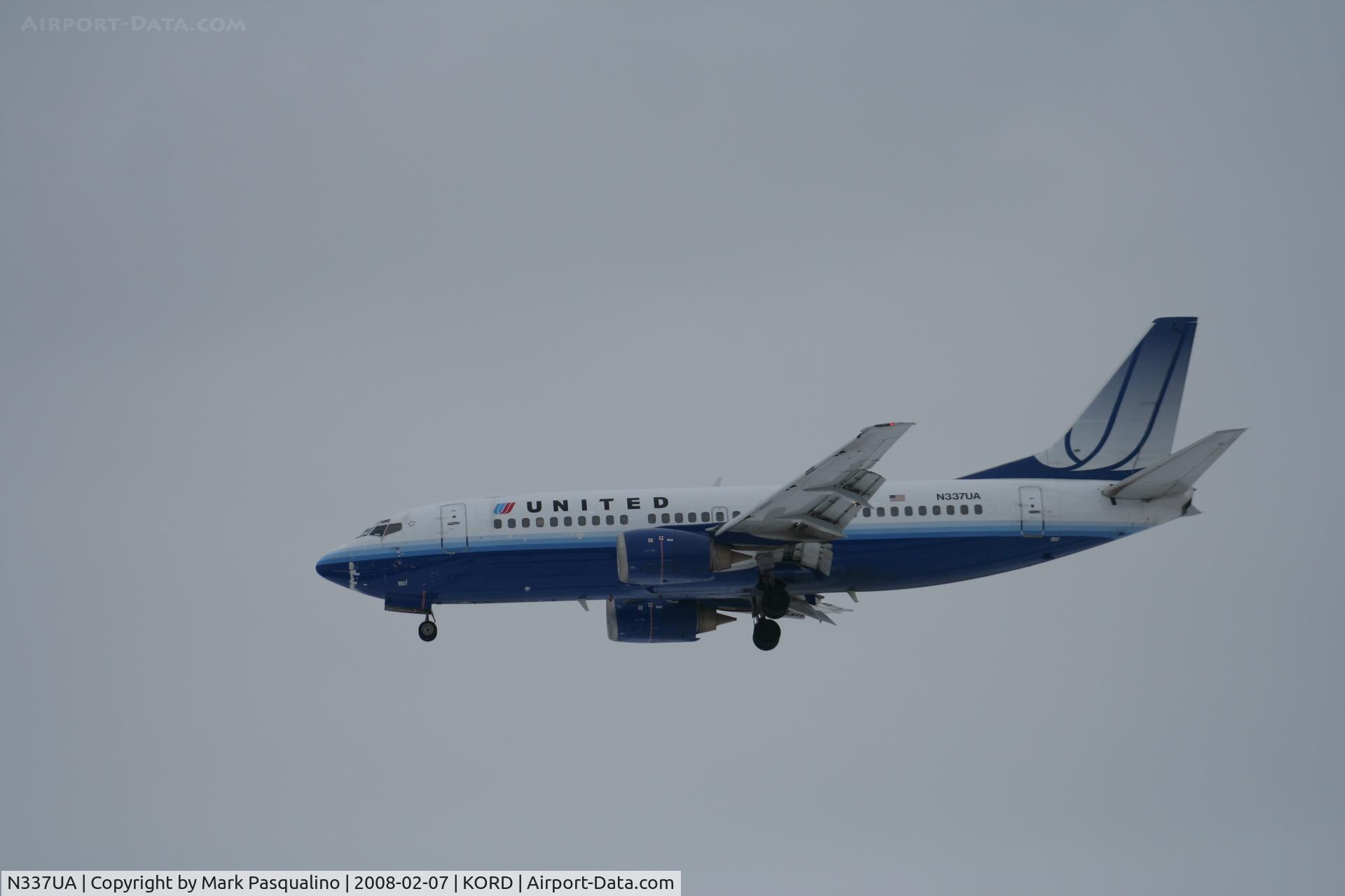 N337UA, 1988 Boeing 737-322 C/N 24241, Boeing 737-300