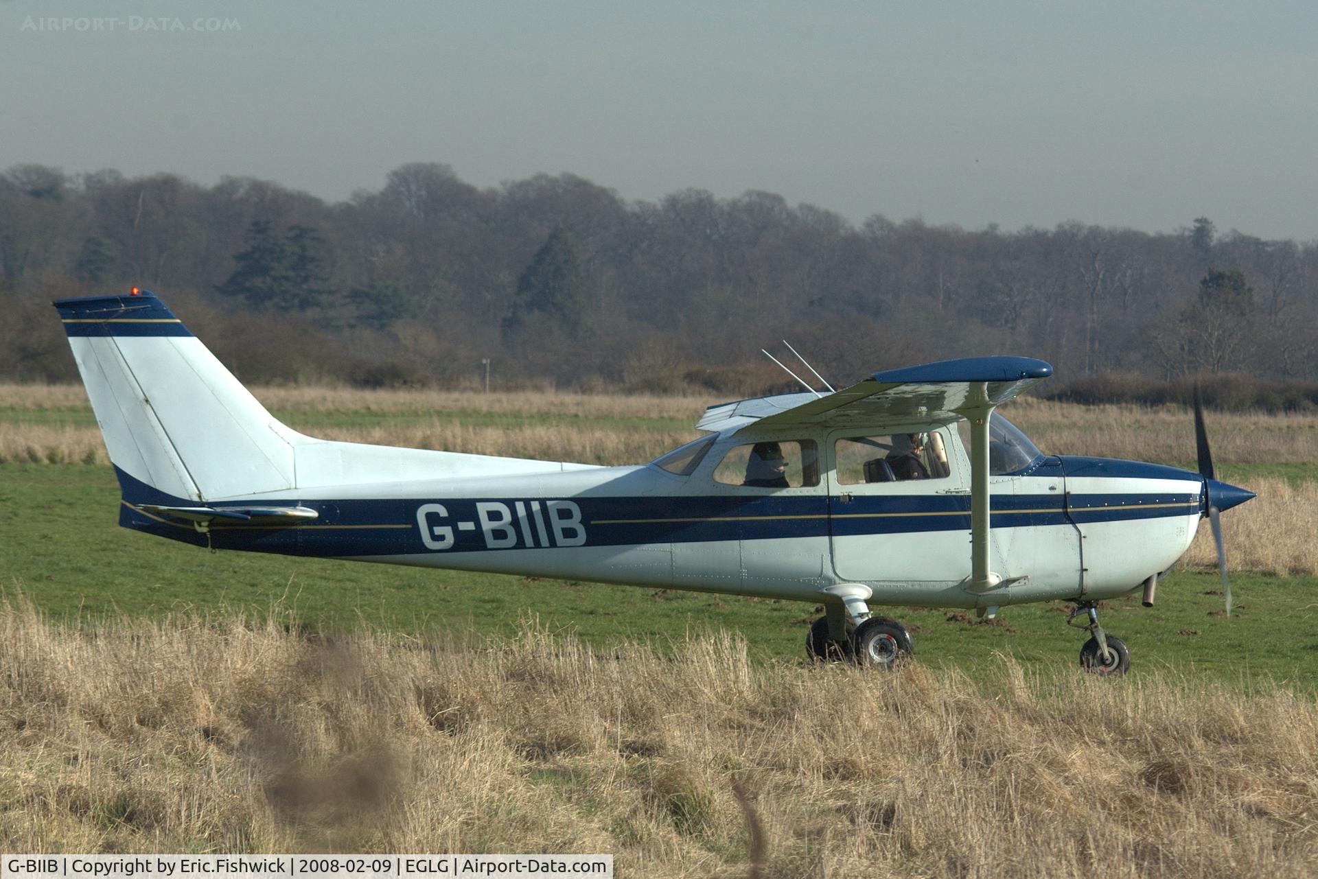 G-BIIB, 1974 Reims F172M ll Skyhawk C/N 1110, 2. G-BIIB visiting Panshanger Airfield