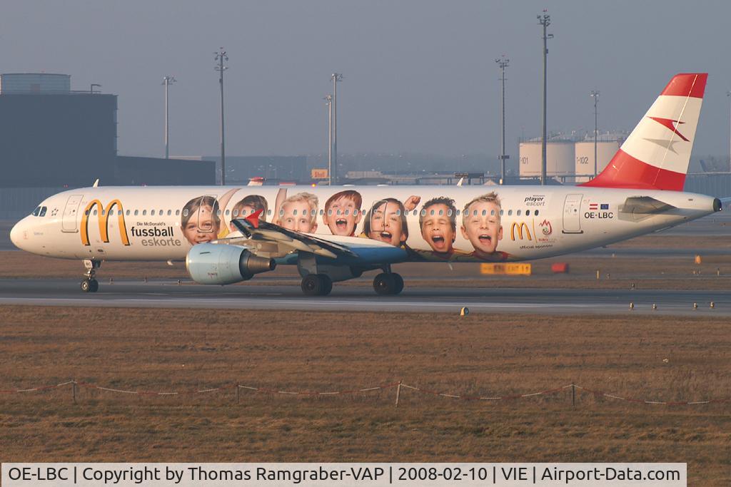 OE-LBC, 1996 Airbus A321-111 C/N 581, Austrian Airlines Airbus A321