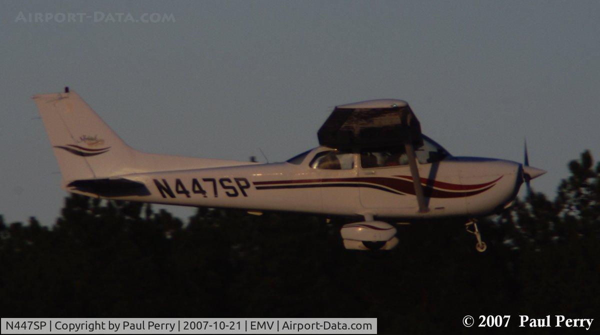 N447SP, 1999 Cessna 172S C/N 172S8311, Losing the light, but that won't hurt the flight