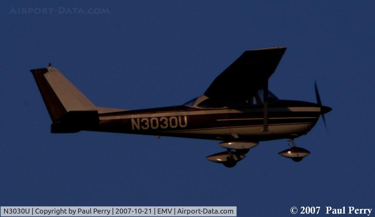 N3030U, 1963 Cessna 172E C/N 17250630, Catching the last of the sun's rays