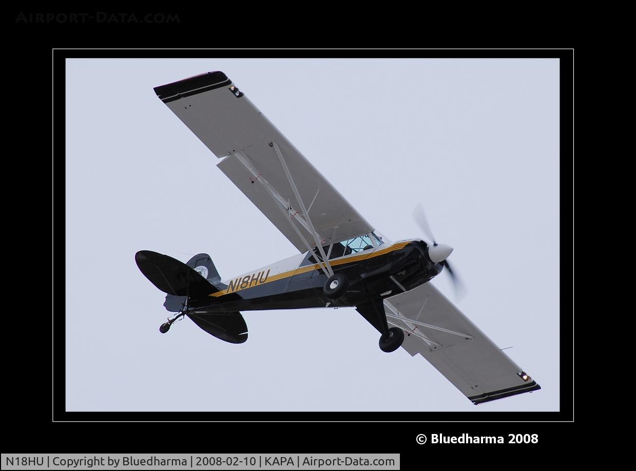 N18HU, 2008 Aviat A-1C Husky C/N 3004, Huskie quick turn into 17L.