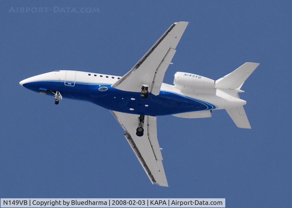 N149VB, 1997 Dassault Falcon 2000 C/N 53, Tower Flyby.