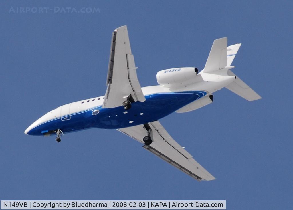 N149VB, 1997 Dassault Falcon 2000 C/N 53, Tower Flyby.