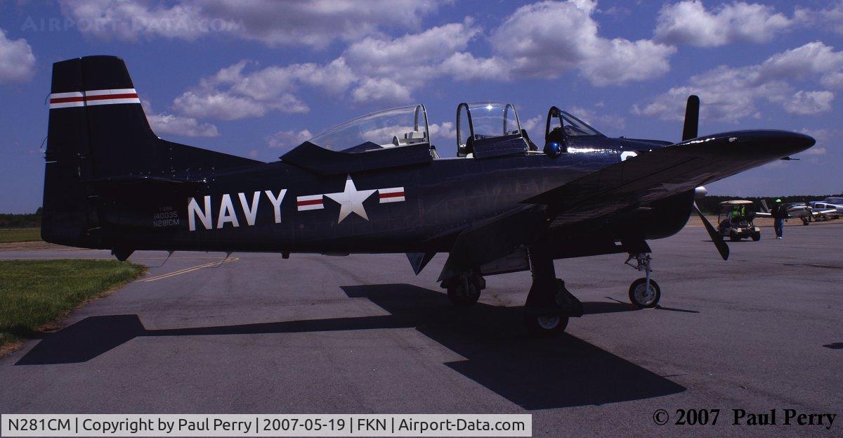 N281CM, 1955 North American T-28B Trojan C/N 219-34, Love the Midnight Blue