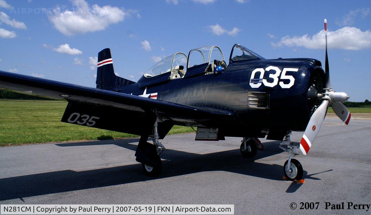 N281CM, 1955 North American T-28B Trojan C/N 219-34, Pretty, even with the exhaust stains