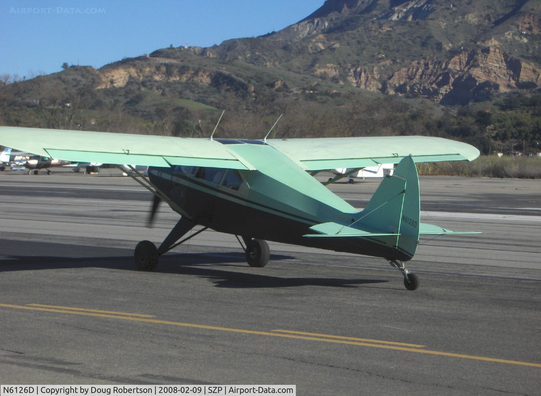 N6126D, 1957 Piper PA-22-150 Tri-Pacer C/N 22-4770, 1957 Piper PA-22-150 TRI-PACER taildragger conversion, Lycoming O-320 150 Hp, taxi to Rwy 22
