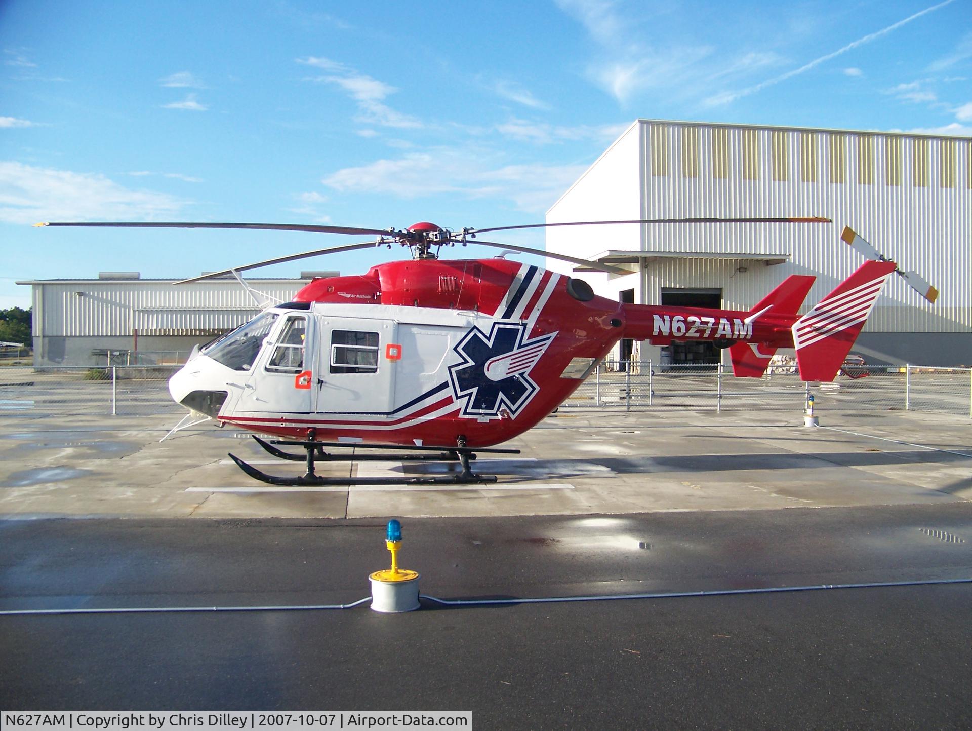 N627AM, 1984 Eurocopter-Kawasaki BK-117A-4 C/N 7017, Lifeflight 2 Green Cove Springs Fl