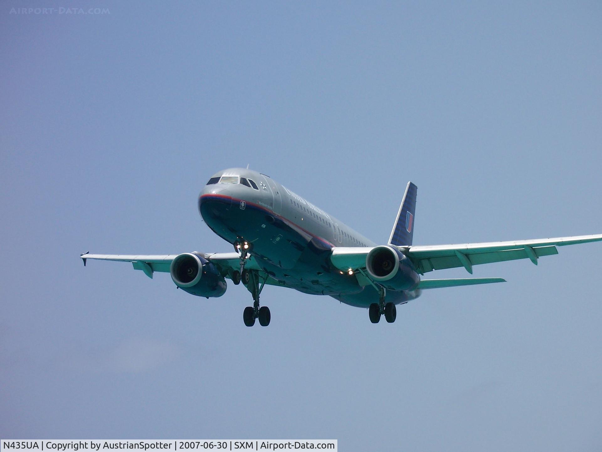 N435UA, 1996 Airbus A320-232 C/N 613, United Airlines