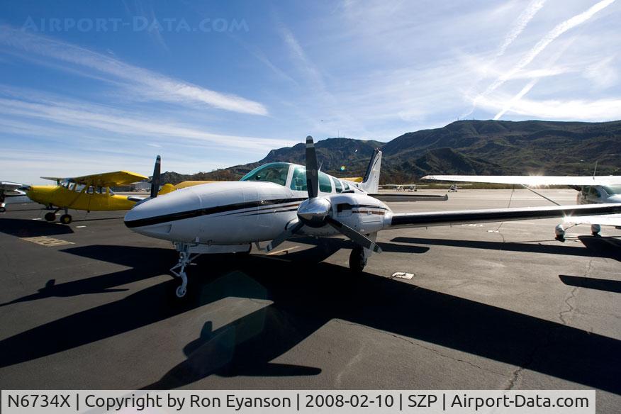 N6734X, 1980 Beech 58 Baron C/N TH-1116, Beech 58