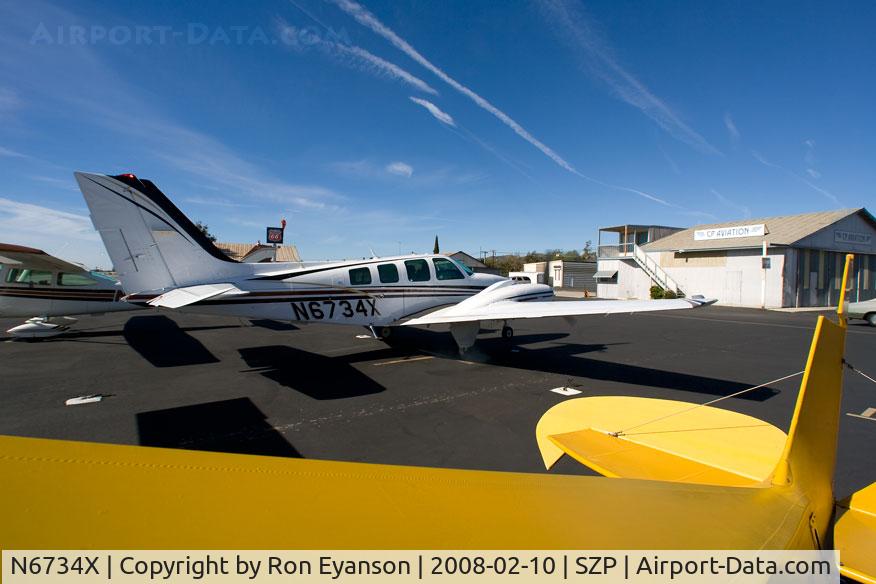 N6734X, 1980 Beech 58 Baron C/N TH-1116, Beech58