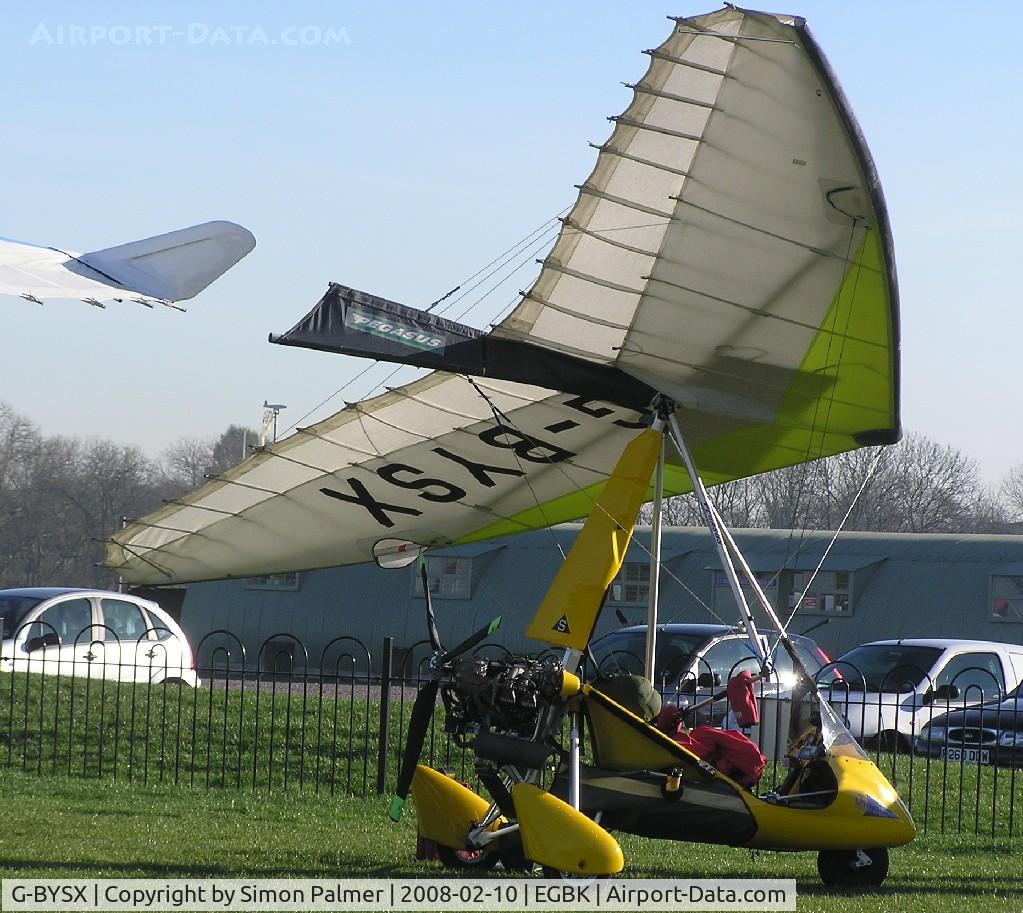 G-BYSX, 1999 Pegasus Quantum 15-912 C/N 7586, Microlight at Sywell Icicle Rally