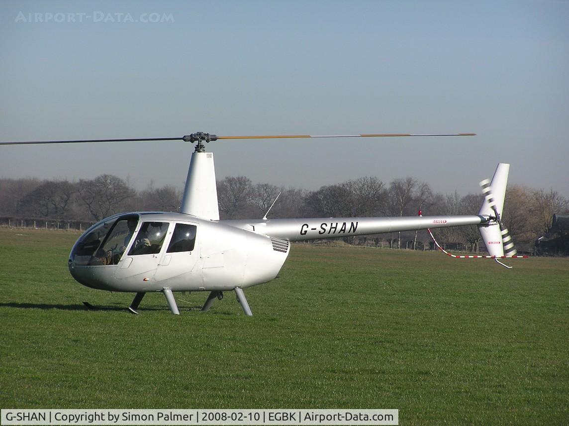 G-SHAN, 2005 Robinson R44 II C/N 10617, R44 visiting Sywell