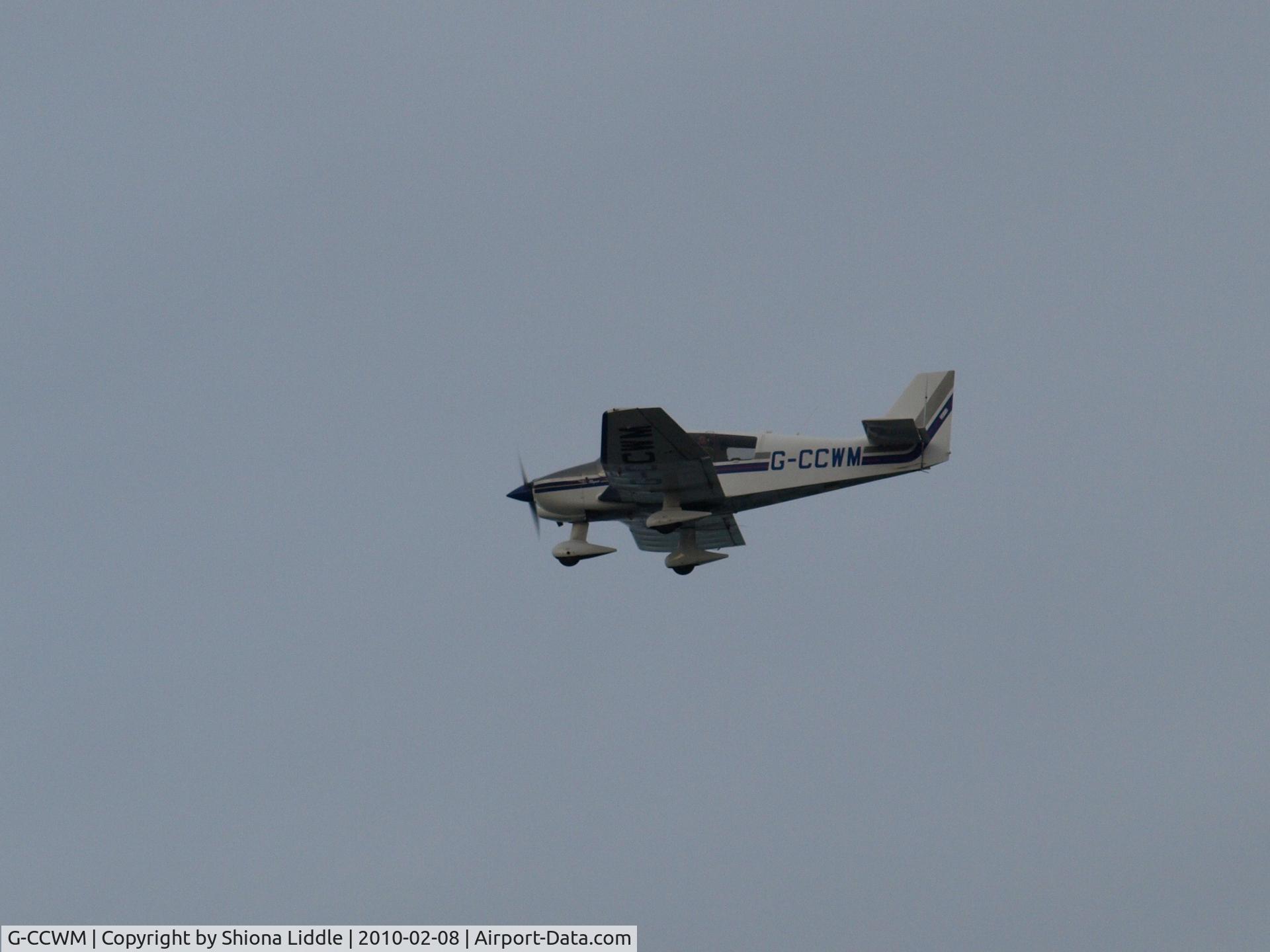 G-CCWM, 2000 Robin DR-400-180 Regent Regent C/N 2457, Northumberland flight