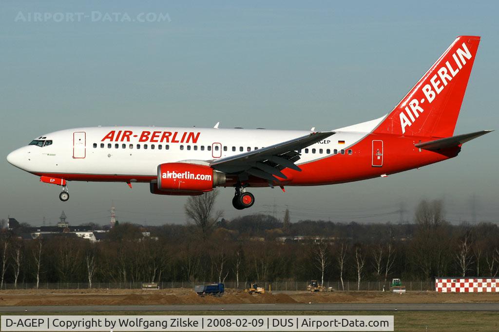 D-AGEP, 1998 Boeing 737-75B C/N 28102, visitor
