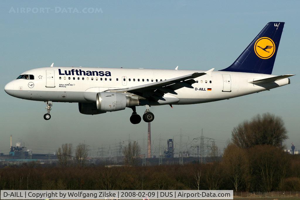 D-AILL, 1997 Airbus A319-114 C/N 689, visitor