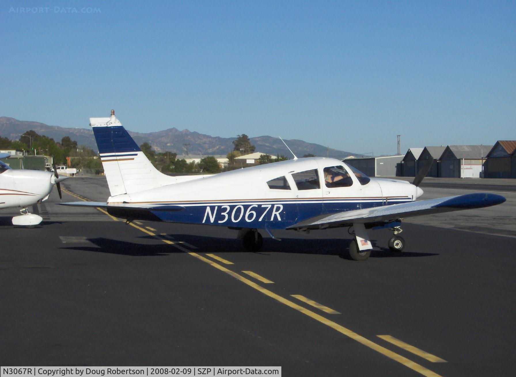 N3067R, 1969 Piper PA-28R-200 Arrow C/N 28R-35627, 1969 Piper PA-28R-200 ARROW 200, Lycoming IO-360-B1E 200 Hp, to transient tiedown