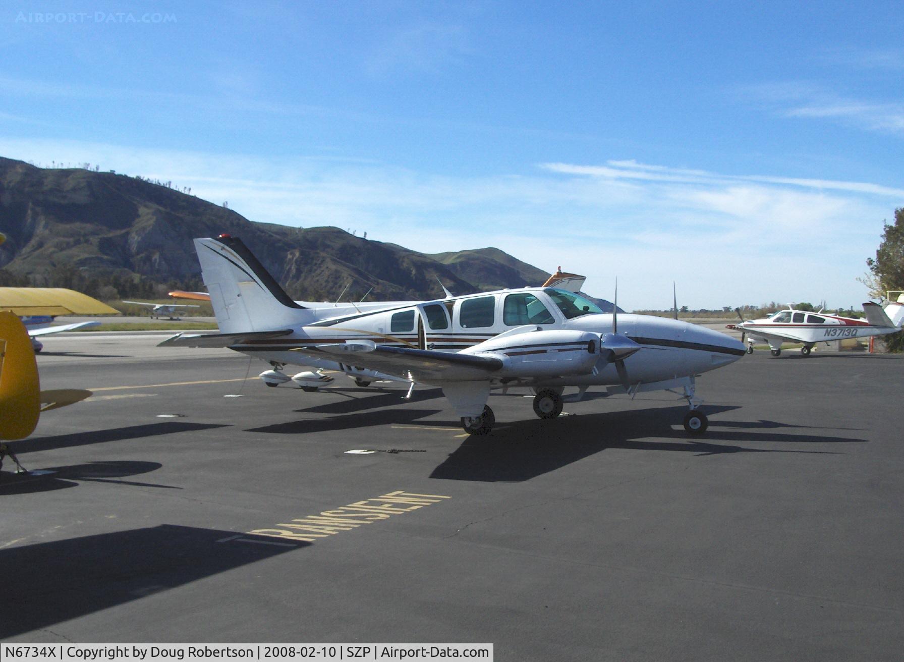 N6734X, 1980 Beech 58 Baron C/N TH-1116, 1980 Beech 58 BARON, two Continental IO-520-C 285 Hp each
