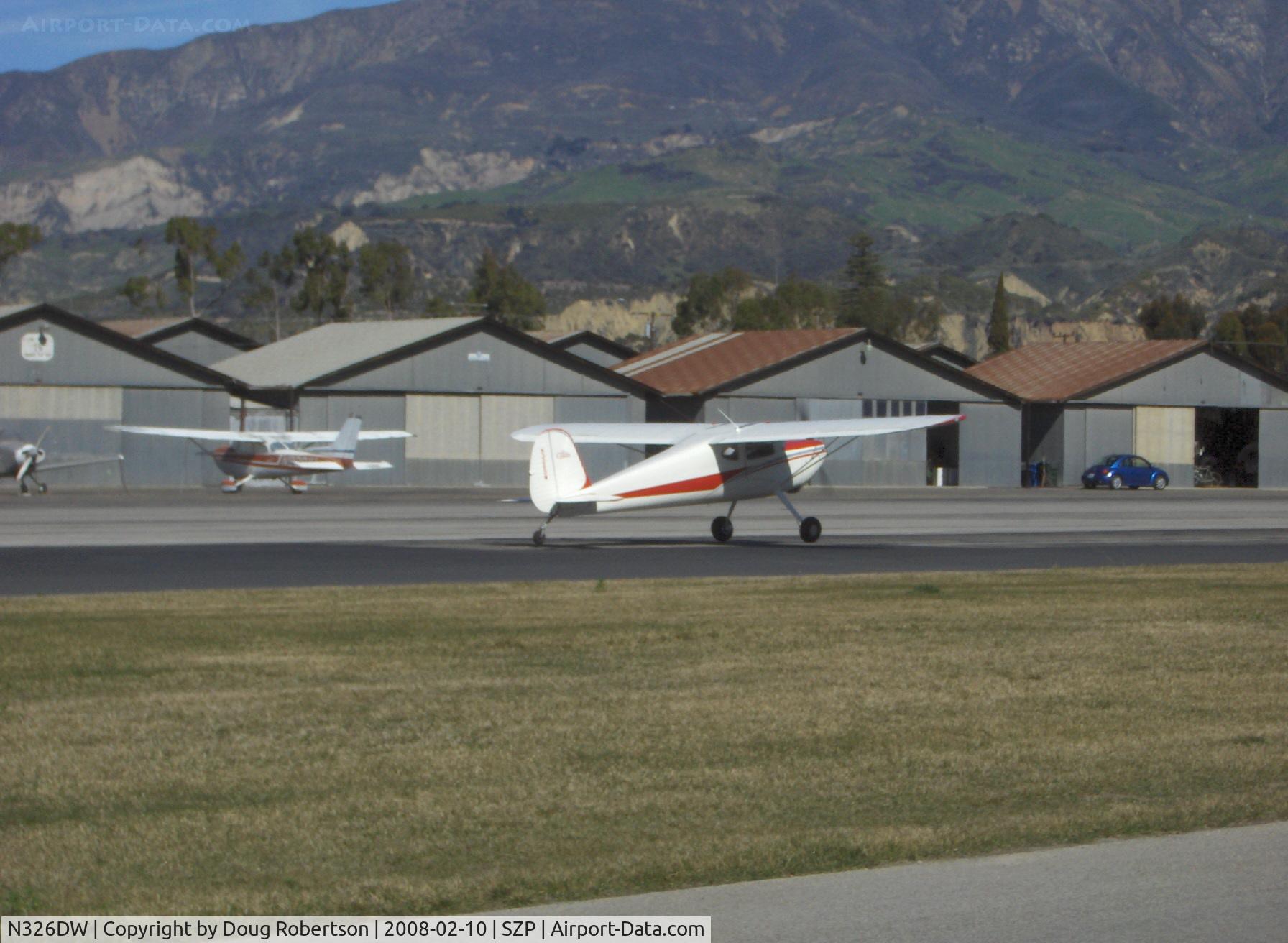 N326DW, 1946 Cessna 140 C/N 11220, 1946 Cessna  140, Continental O-200 100 Hp upgrade, landing Rwy 04