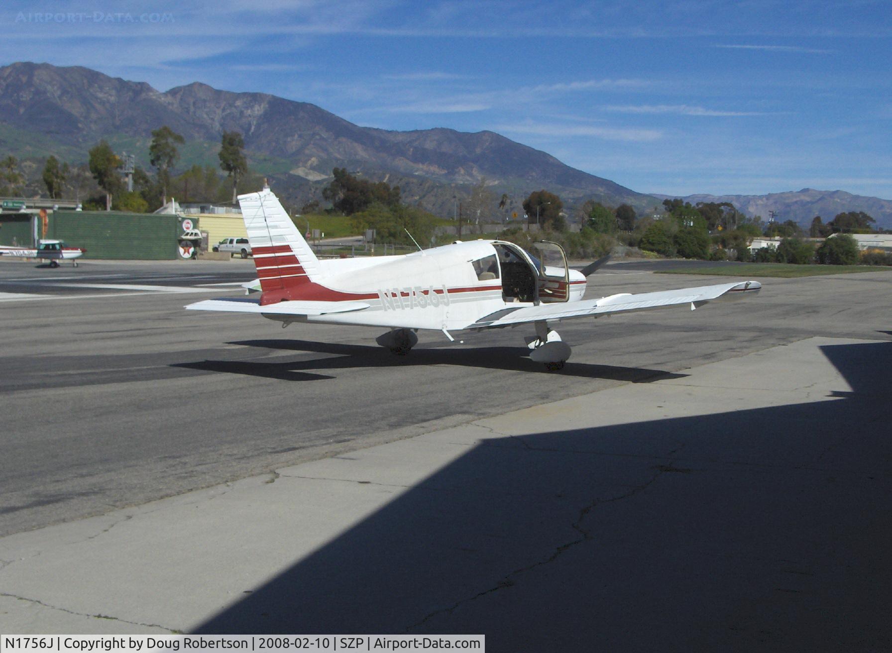 N1756J, 1968 Piper PA-28-140 C/N 28-24175, 1968 Piper PA-28-140 CHEROKEE, Lycoming O-320-E2A 150 Hp
