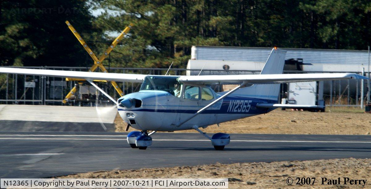 N12365, 1973 Cessna 172M C/N 17261950, Taxiing in in the morning