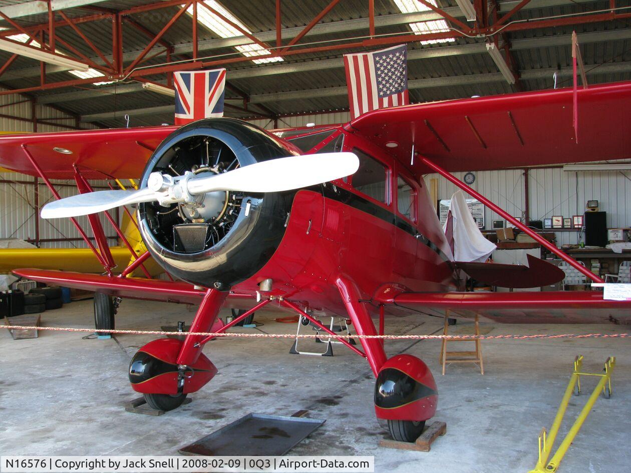 N16576, 1936 Waco YKS-6 C/N 4514, Taken at the Schellville Antique Aerodrome Display Weekend