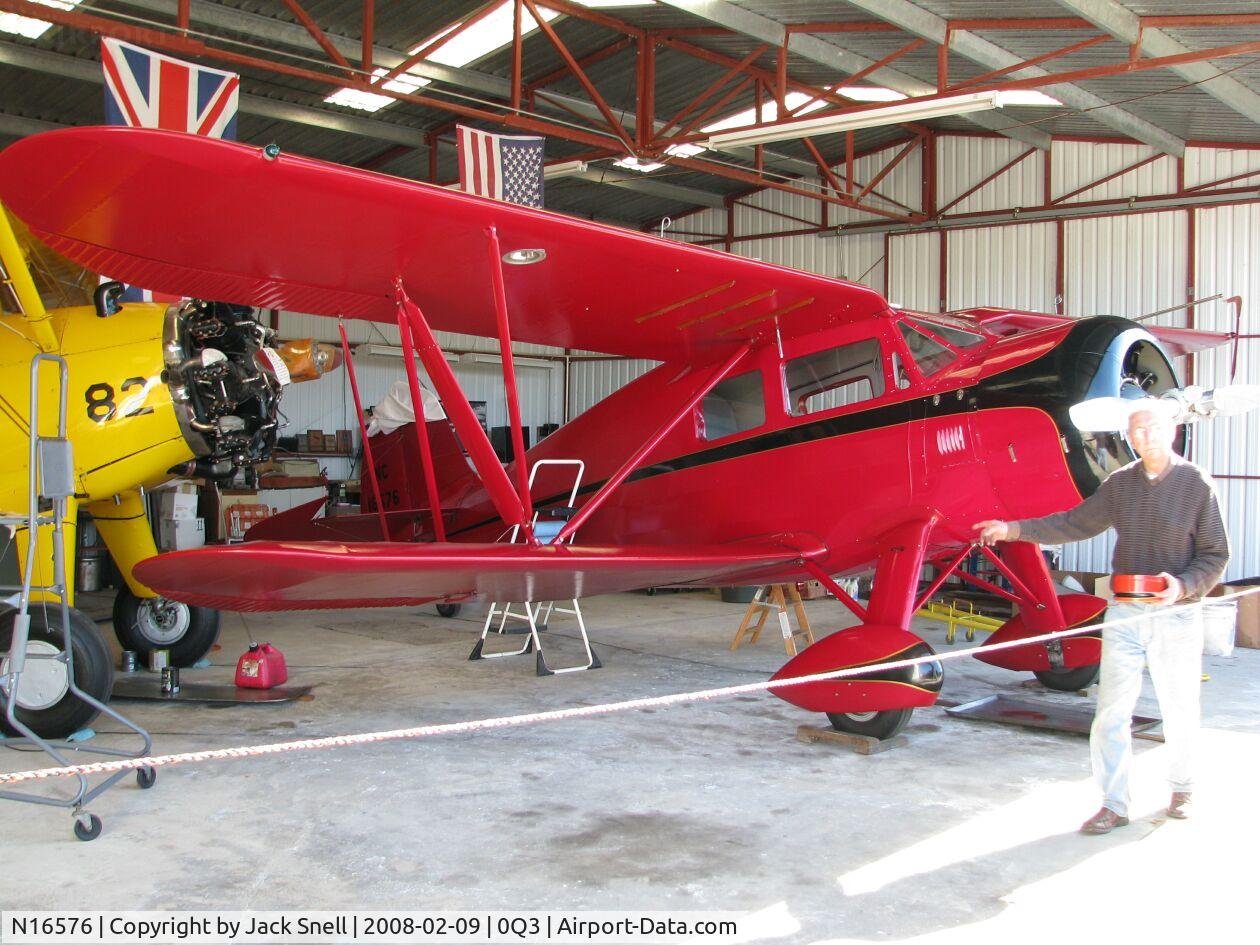 N16576, 1936 Waco YKS-6 C/N 4514, Taken at the Schellville Antique Aerodrome Display Weekend