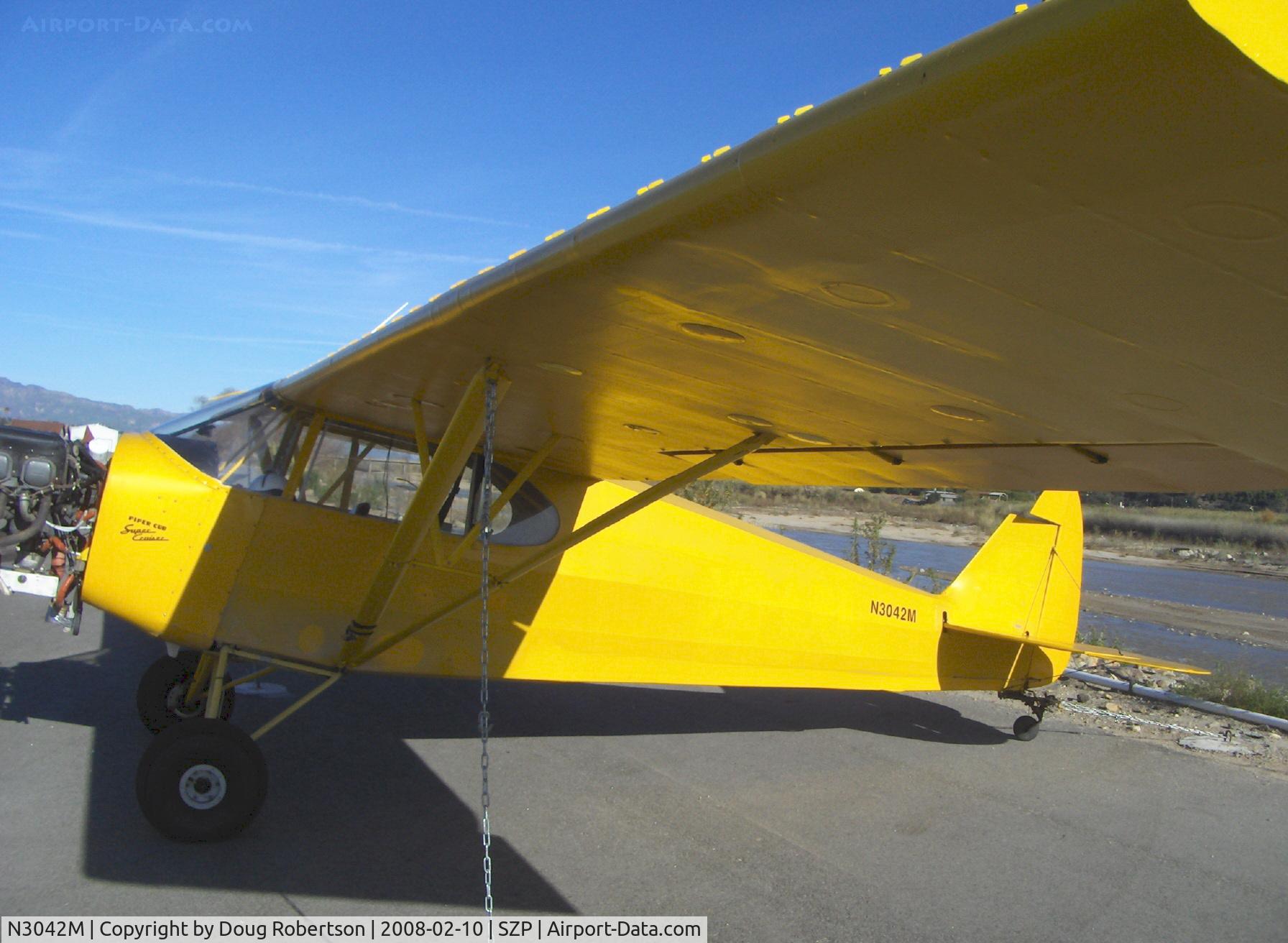 N3042M, 1947 Piper PA-12 Super Cruiser C/N 12-1734, 1947 Piper PA-12 SUPER CRUISER, Lycoming O-360 180 Hp (field approval), operated unclowled, restricted class, wing vortex generators mod on extended length/area square tip high-lift wings