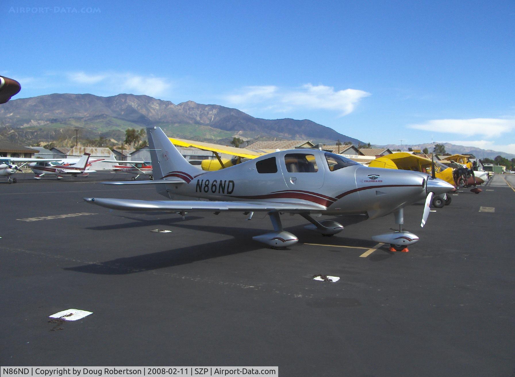 N86ND, 2008 Cessna LC41-550FG C/N 411080, 2006 Columbia LC-41-550FG, Continental TSIO-550-C 310 Hp, max speed 235 Kts TAS at 25K ft. Buying a new one? It will be a Cessna 400.