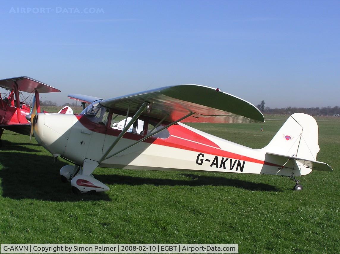 G-AKVN, 1946 Aeronca 11AC Chief Chief C/N 11AC-469, Seen at the Valentines Fly-In at Turweston