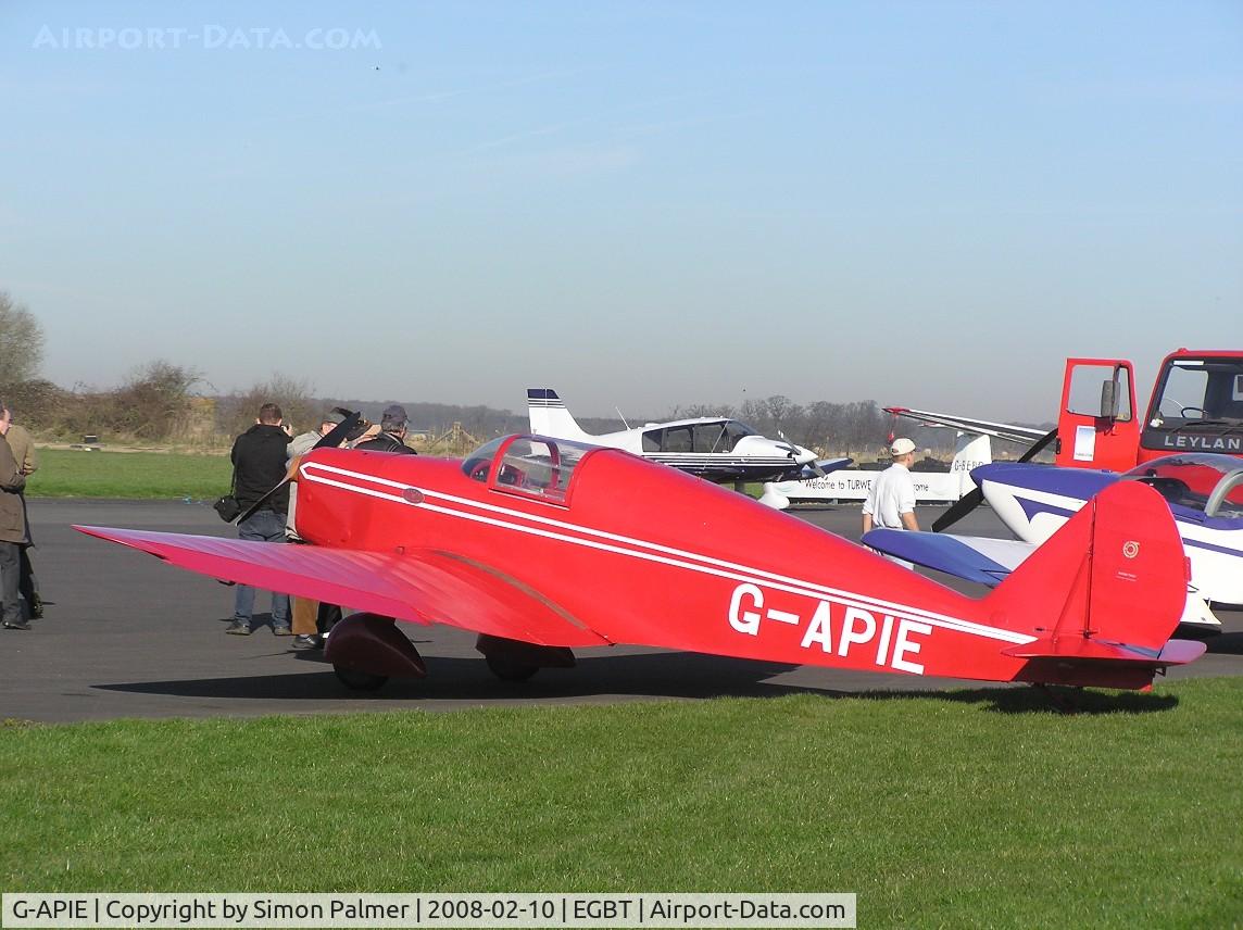 G-APIE, 1958 Tipsy Belfair C/N 535, Seen at the Valentines Fly-In at Turweston