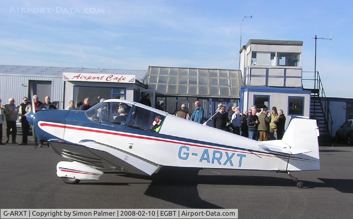 G-ARXT, 1962 SAN Jodel DR-1050 Ambassadeur C/N 355, Seen at the Valentines Fly-In at Turweston