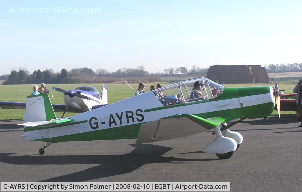 G-AYRS, 1964 Wassmer (Jodel) D-120 Paris-Nice C/N 255, Seen at the Valentines Fly-In at Turweston