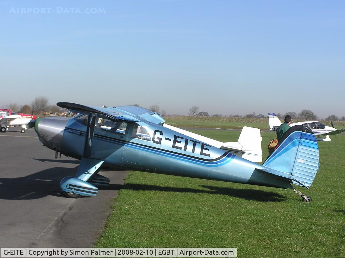 G-EITE, 1946 Luscombe 8F Silvaire C/N 3407, Seen at the Valentines Fly-In at Turweston