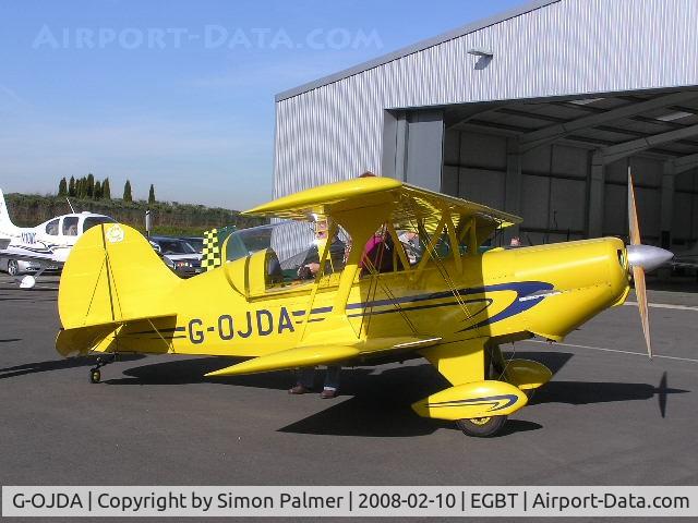 G-OJDA, 1999 EAA Acro Sport II C/N PFA 072-11067, Seen at the Valentines Fly-In at Turweston