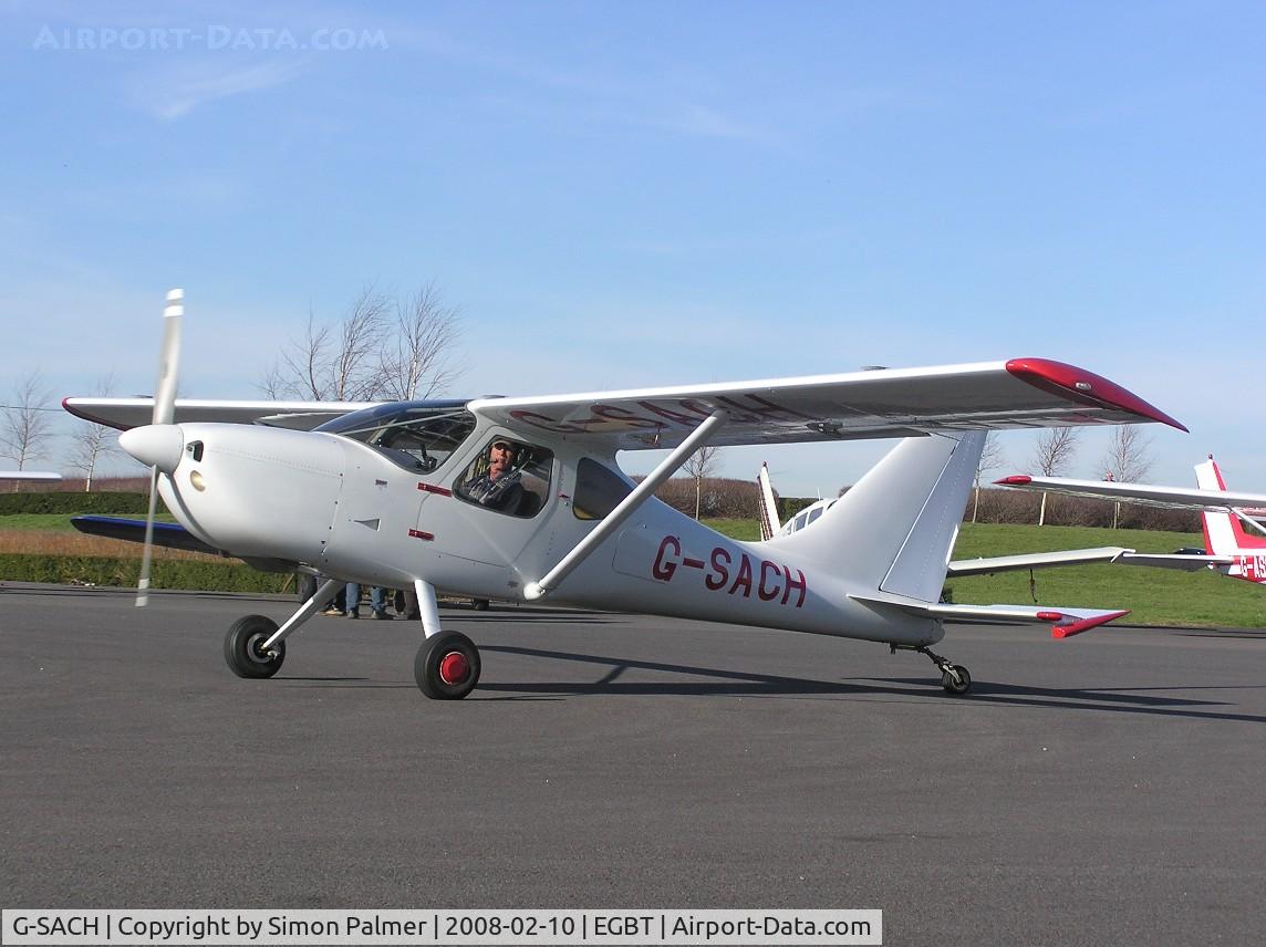 G-SACH, 2002 Stoddard-Hamilton Glastar C/N PFA 295-13088, Seen at the Valentines Fly-In at Turweston