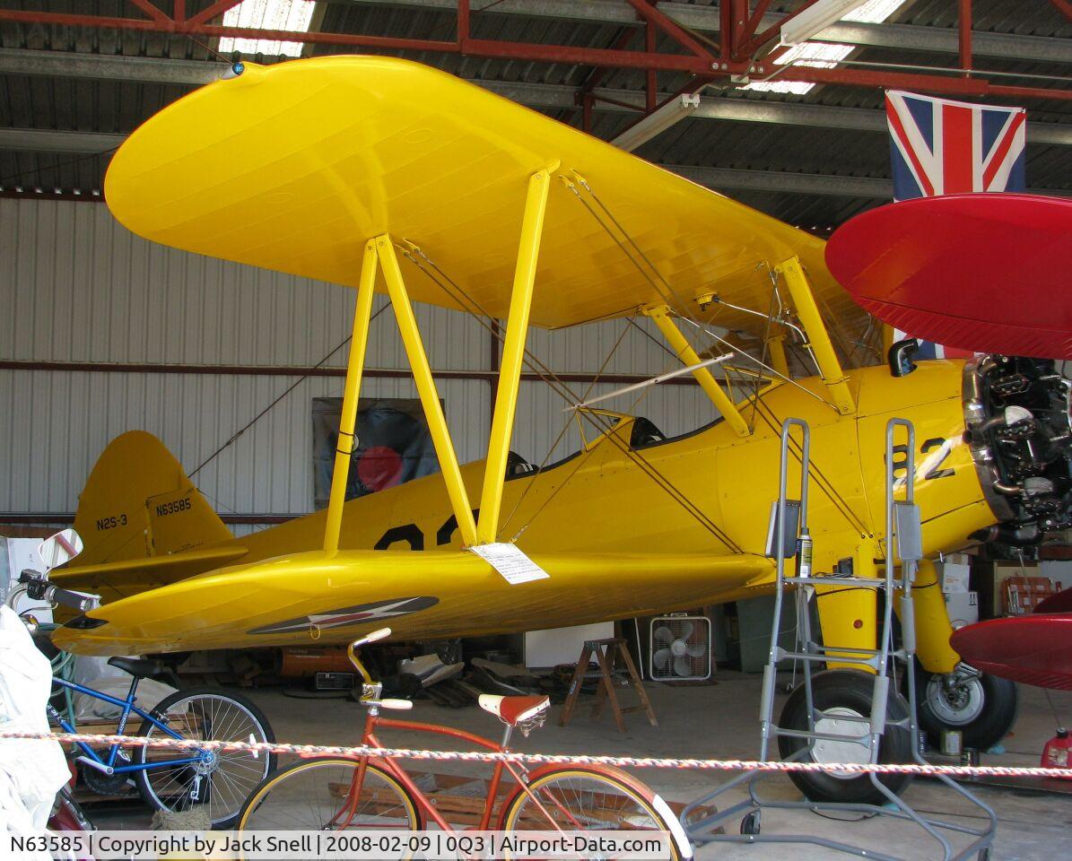 N63585, 1941 Boeing A75N1(PT17) C/N 75-2476, Taken at the Schellville Antique Aerodrome Display Weekend