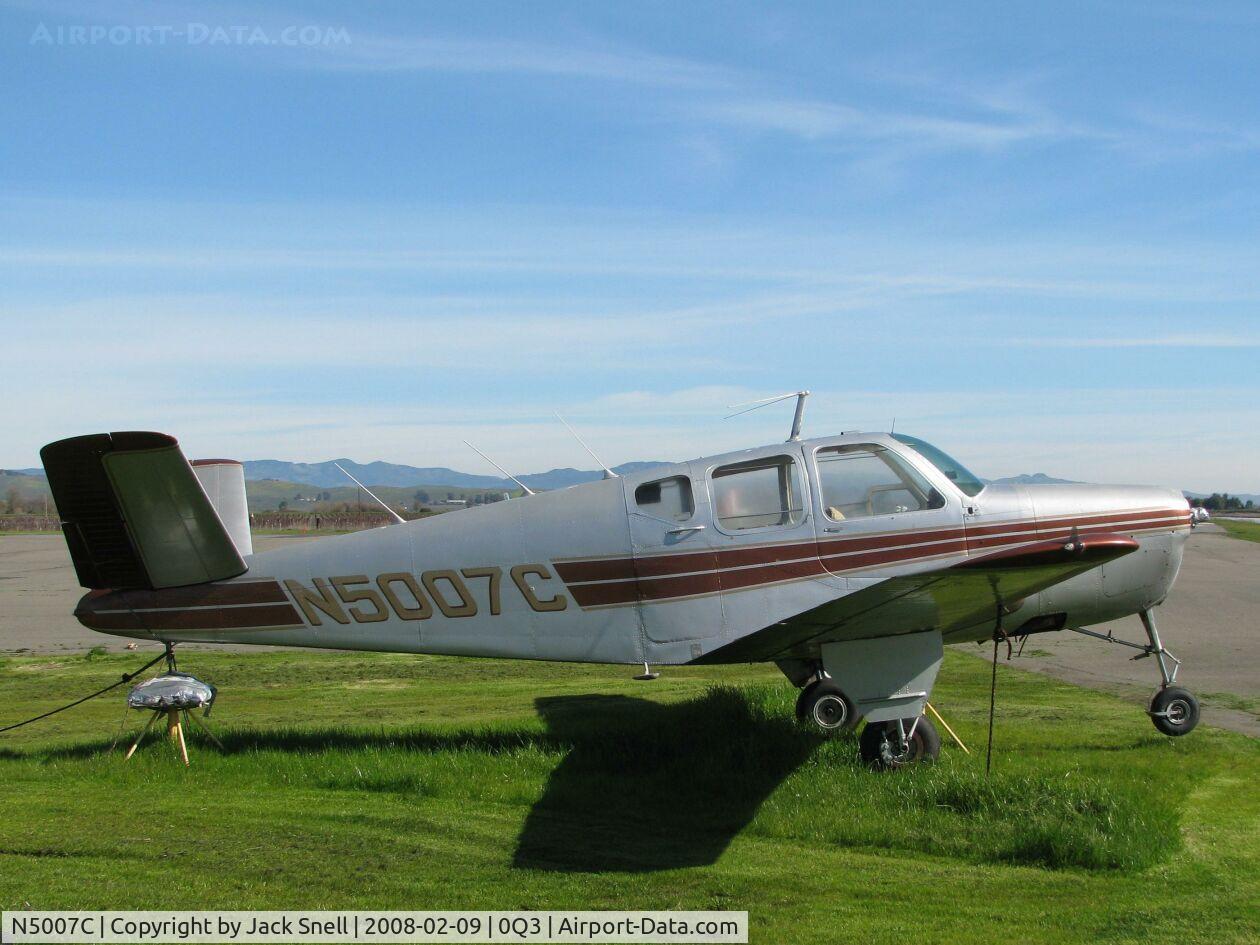 N5007C, 1950 Beech B35 C/N D-2269, Taken at the Schellville Antique Aerodrome Display Weekend