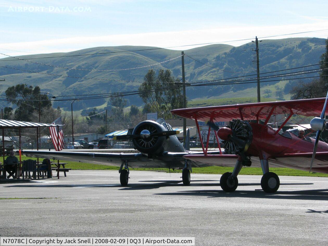 N7078C, 1956 North American AT-6C C/N 55-53150, Taken at the Schellville Antique Aerodrome Display Weekend