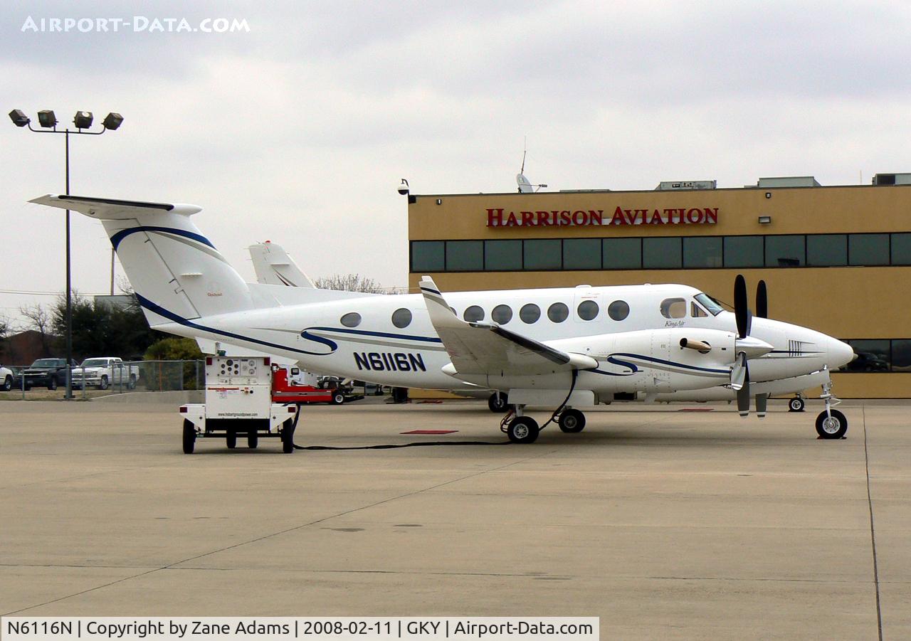N6116N, Raytheon Aircraft Company B300 C/N FL-416, At Arlington Municipal - Beech King Air on the Ramp