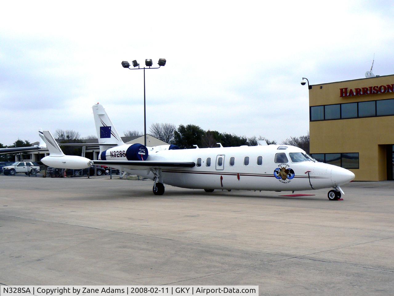 N328SA, 1984 Israel Aircraft Industries 1124A C/N 425, Interesting Paint - At Arlington Municipal