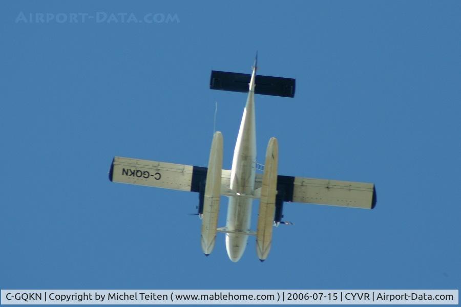 C-GQKN, 1968 De Havilland Canada DHC-6-100 Twin Otter C/N 94, West Coast Air seaplane seen over YVR